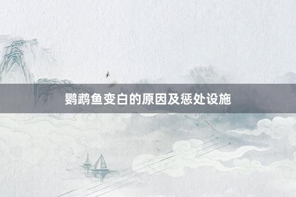 鹦鹉鱼变白的原因及惩处设施